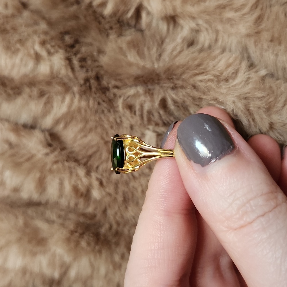 Chrome Diopside Ring - image 2